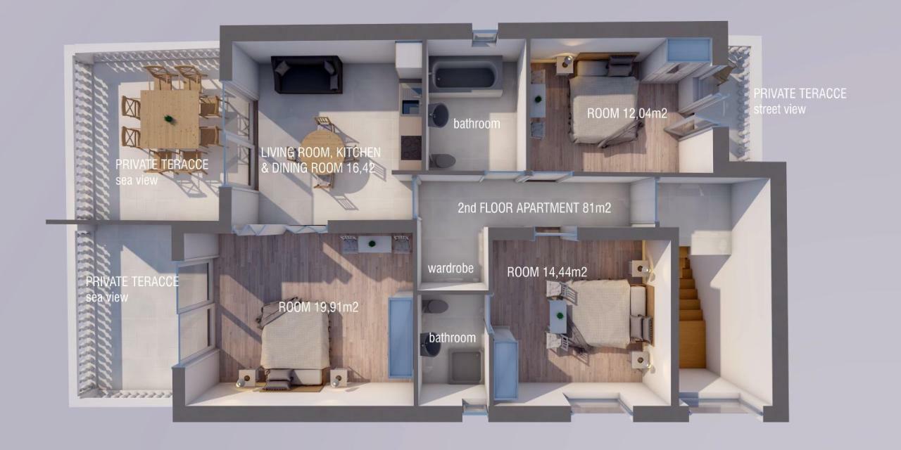 Apartmani Mira Vodice Exteriör bild